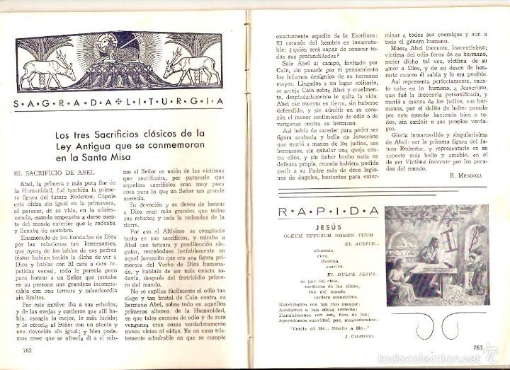 Collezionismo di Riviste e Giornali: A&Ntilde;O 1945 REPARACION LITURGIA SACRIFICIO ABEL TORTOSA MUERTE ENRIQUE BERNAD ESTEVE GIL DE FEDERICH