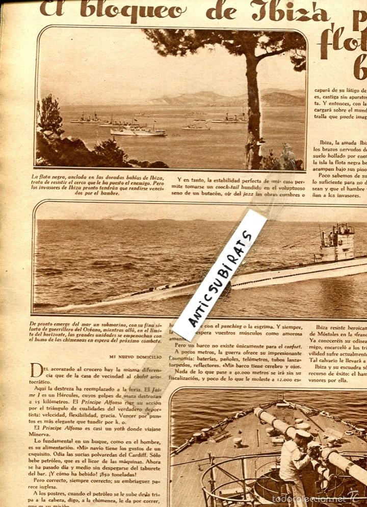 Coleccionismo de revistas y peri&oacute;dicos: 1929 MANIOBRAS NAVALES EN IBIZA CINE EUROPA EN CUATRO CAMINOS BARACALDO FRAGA MIGUEL VILADRICH