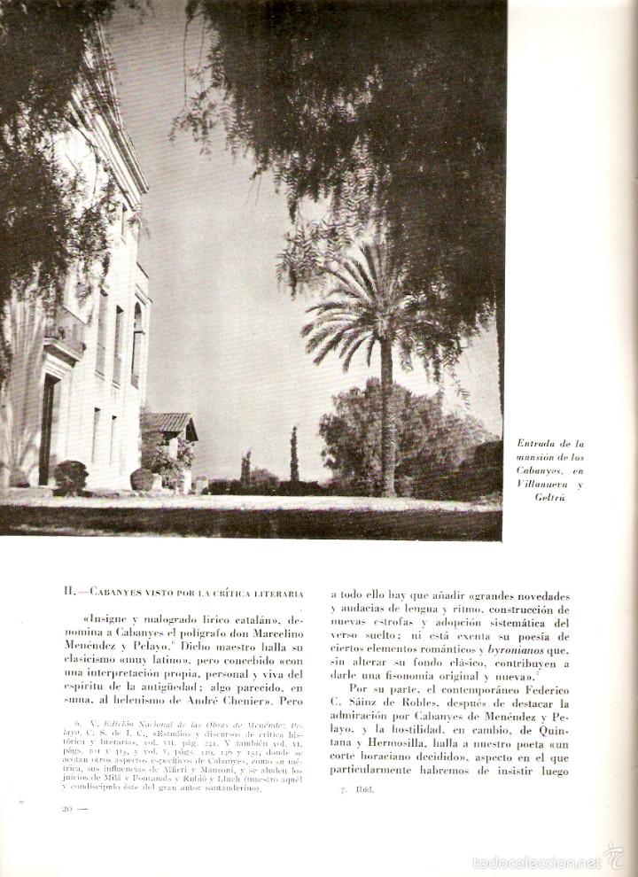 Colecionismo de Revistas e Jornais: A&Ntilde;O 1954 BARCELONA OCHOCENTISTA VILANOVA RESTOS MANUEL DE CABANYES INSTITUT TEATRE AURORA BAUTISTA