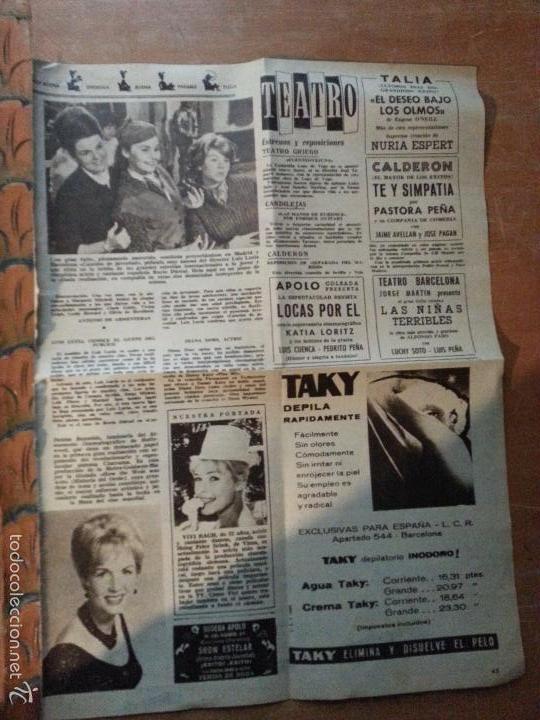 Coleccionismo de Revistas y Peri&oacute;dicos: ANTIGUOS RECORTES DE PRENSA , TEATRO , ROCIO DURCAL , VIVI BACH, FRANCO , BARCO URSULA C  ...