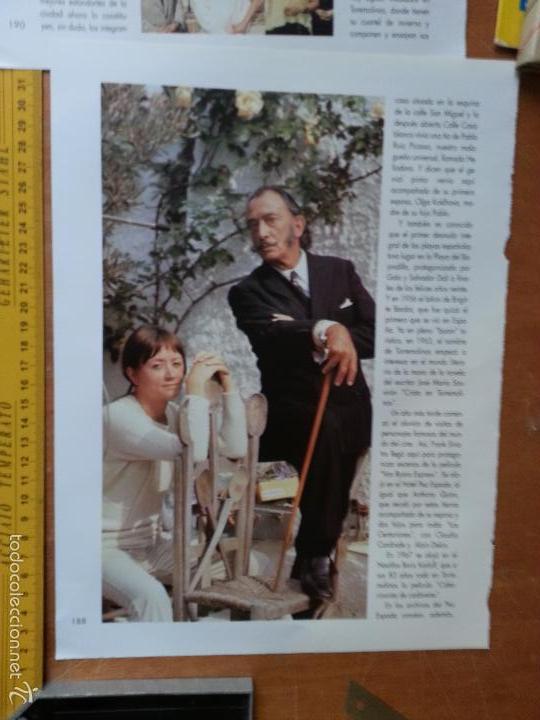 Coleccionismo de Revistas y Peri&oacute;dicos: RECORTE PINTOR DALI , ACTOR ANTONIO BANDERAS AVA GADNER SOFIA LOREN ANTHONY QUINN CLAUDIA CARDINALE