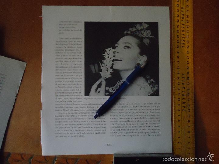 Coleccionismo de Revistas y Peri&oacute;dicos: RECORTE CANTANTE hoja fotografica - rocio jurado ver foto adicional