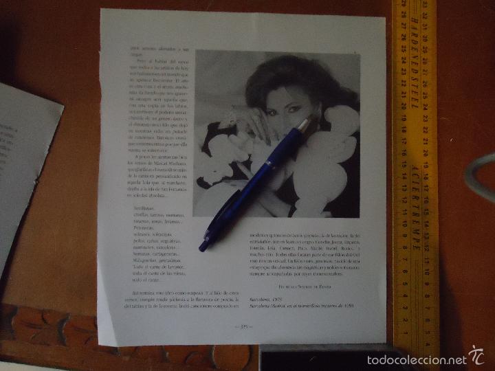 Coleccionismo de Revistas y Peri&oacute;dicos: RECORTE CANTANTE hoja fotografica - rocio jurado