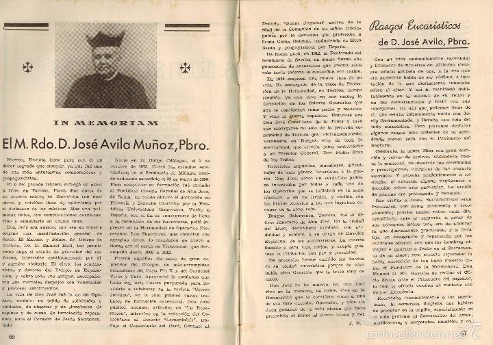 Collezionismo di Riviste e Giornali: A&Ntilde;O1946 REPARACION RELIGION SAN JOSE ANUNCIACION MUERTE JOSE AVILA MU&Ntilde;OZ TORTOSA SANTO TOMAS AQUINO