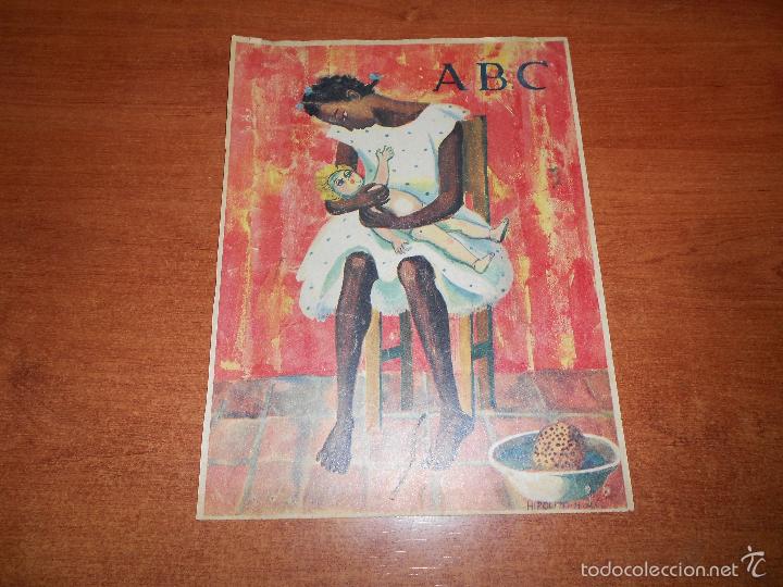 Coleccionismo de revistas y peri&oacute;dicos: RECORTE DE PRENSA 1961: BELLA ILUSTRACI&Oacute;N DE HIP&Oacute;LITO PORTADA DE ABC