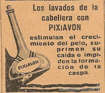 Collection Magazines and Newspapers: Publicidad champ&uacute; PIXIAVON - 1921