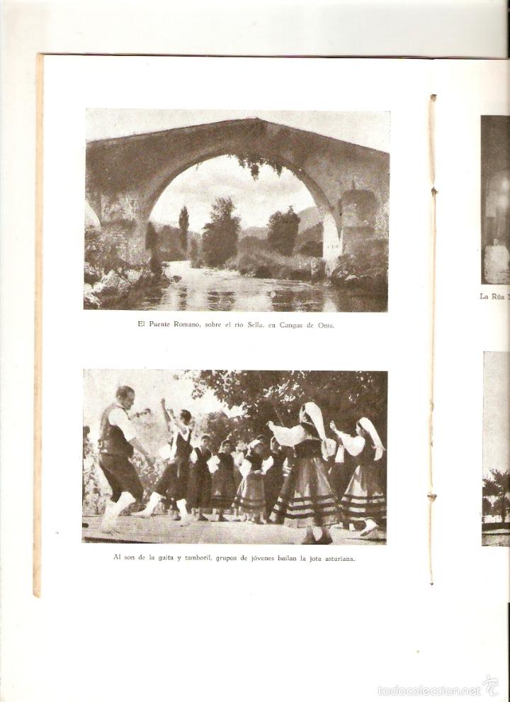 Collezionismo di Riviste e Giornali: 1959 GALICIA ASTURIAS COVADONGA GAITA TAMBORIL JOTA ASTURIANA LA CORU&Ntilde;A CANGAS ONIS PUENTE BETANZOS