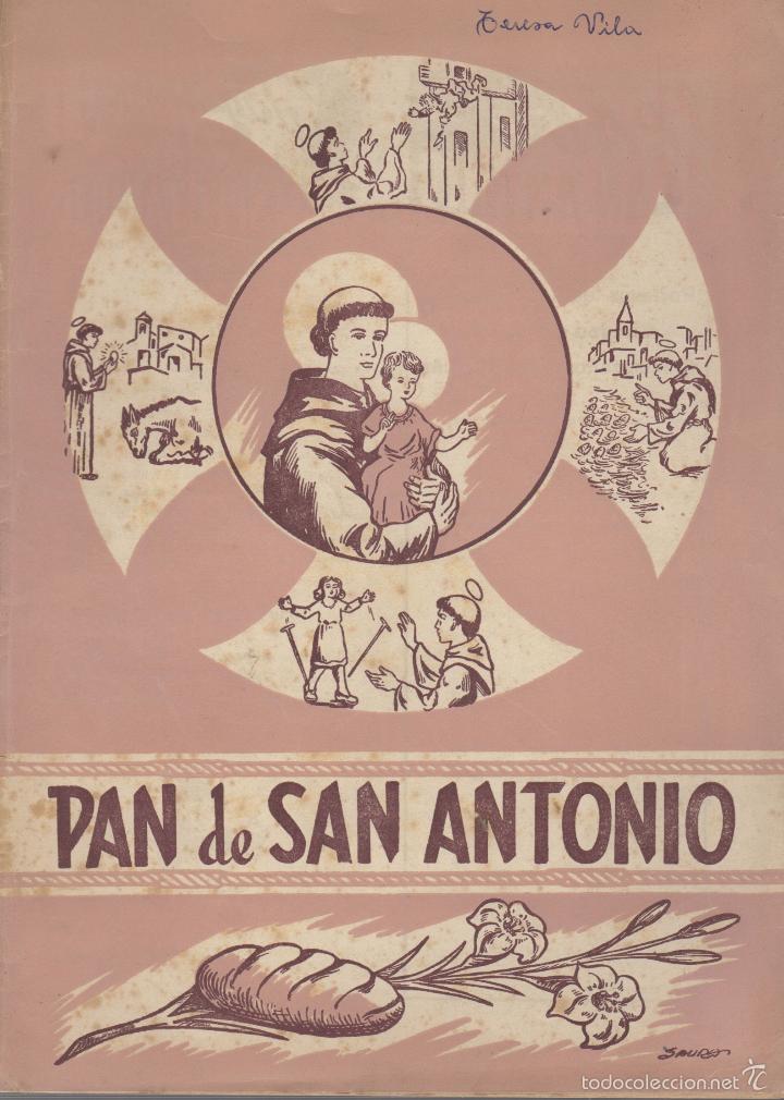 Colecionismo de Revistas e Jornais: revista religiosa pan de san antonio n&ordm; 76 a&ntilde;o 1958