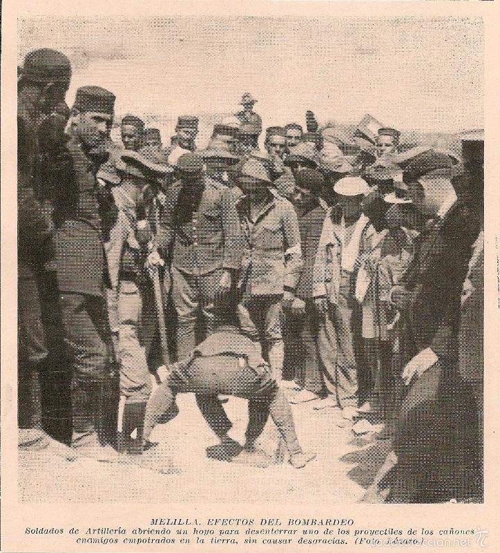 Colecionismo de Revistas e Jornais: * MELILLA * GUERRA DE MARRUECOS * Bombardeos, artiller&iacute;a y avanzadas - 1921