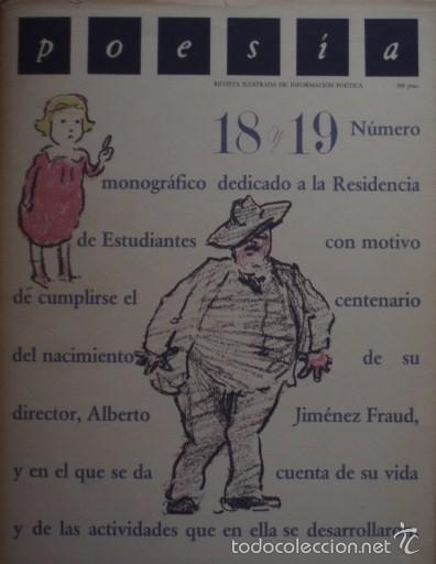 Coleccionismo de revistas y peri&oacute;dicos: Poes&iacute;a. Revista ilustrada de informaci&oacute;n po&eacute;tica n&ordm; 18 y 19 - Editora Nacional