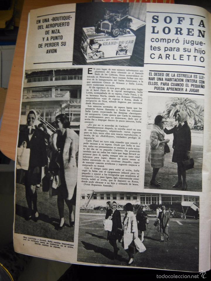 Coleccionismo de Revistas y Peri&oacute;dicos: recorte sofia loren sophia