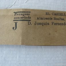 Coleccionismo de Revistas y Periódicos: FAJA O FAJILLA REVISTA EL CASTELLANO 1907 A D. JOAQUIN FERNANDEZ VILLARÁN - VILLARCAYO. Lote 56934751