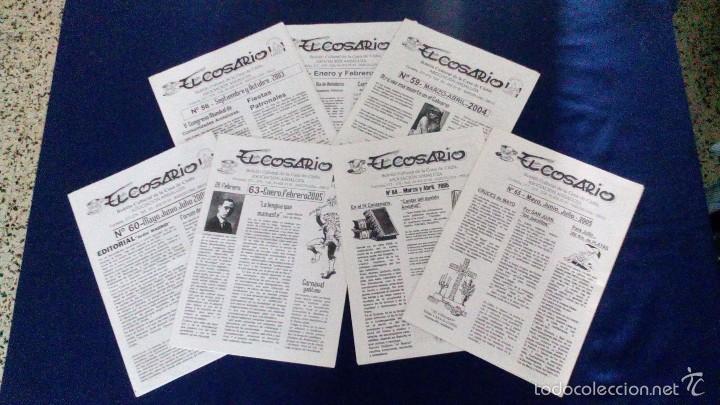 Collezionismo di Riviste e Giornali: EL COSARIO, BOLET&Iacute;N DE LA CASA DE C&Aacute;DIZ, ASOCIACI&Oacute;N ANDALUZA - 7 UNIDADES / BUEN ESTADO