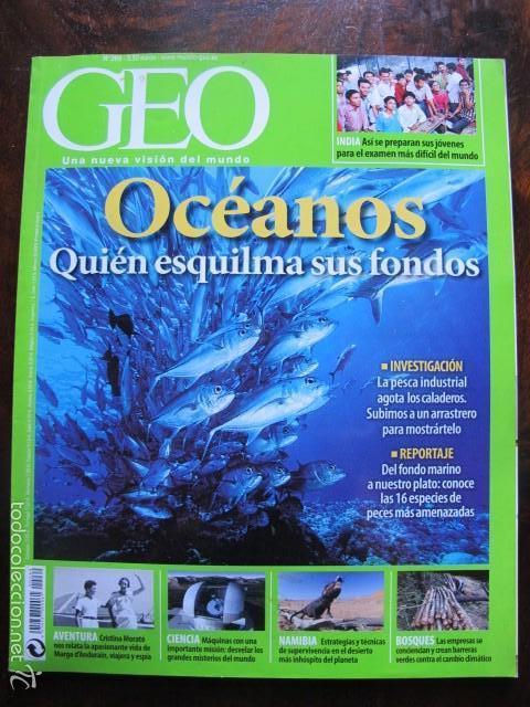 Coleccionismo de revistas y peri&oacute;dicos: revista geo oceanos numero 269 a&ntilde;o 2009