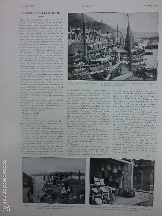Collectionnisme de Revues et Journaux: REVISTA ESPLAI 1936 EL BACALAO PLATO DE CUARESMA/LOS INGLESES Y LA TRADICI&Oacute;N /ABAD&Iacute;A SANT GALL