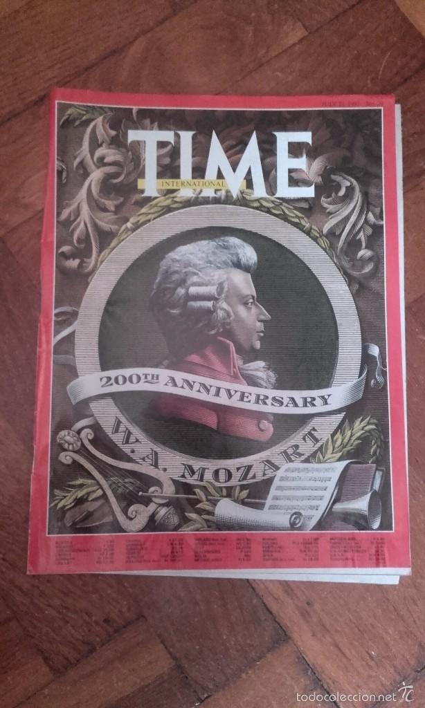 Collection Magazines and Newspapers: Revista TIME 22 julio 1991 portada 200 aniversario muerte Wolfgang Amadeus Mozart