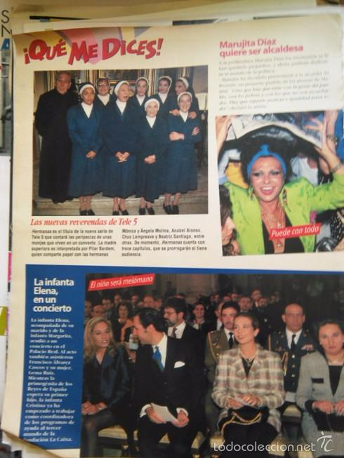 Coleccionismo de Revistas y Peri&oacute;dicos: recorte marujita diaz quiere ser alcaldesa pilar bardem angela moliny anabel alonso lina morgan
