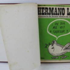 Coleccionismo de Revistas y Periódicos: L-3811. HERMANO LOBO. SEMANARIO DE HUMOR DENTRO DE LO QUE CABE. TOMO AÑO 1972. AÑO I.