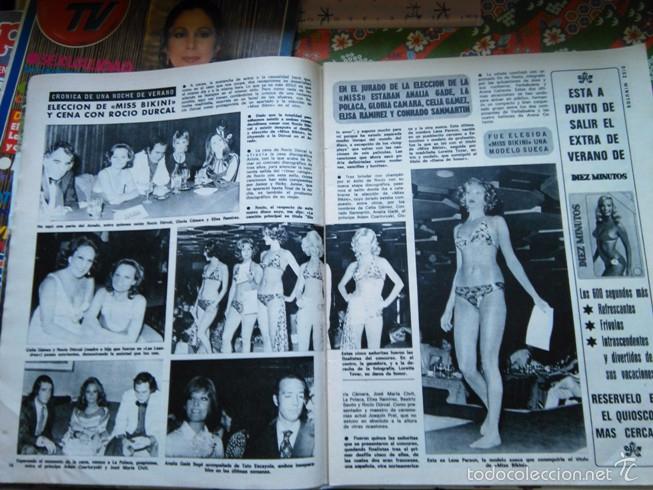Coleccionismo de Revistas y Peri&oacute;dicos: recorte miss bikini rocio durcal celia gamez analia gade la polaca gloria camara elisa ramirez