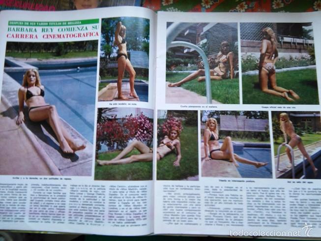Coleccionismo de revistas y peri&oacute;dicos: recorte barbara rey miss espa&ntilde;a y su carrera cinematografica