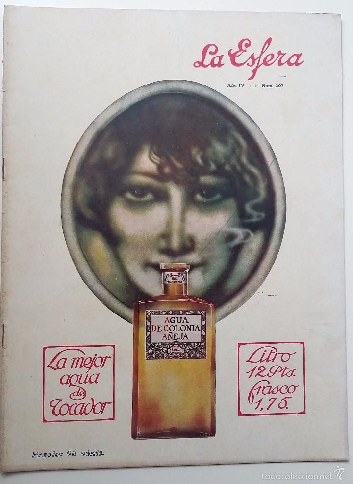 Collection Magazines and Newspapers: La Esfera. A&ntilde;o IV. 207. 15 diciembre 1917. Portada Casa Gal / Retrato Isidoro Maizquez (Goya)