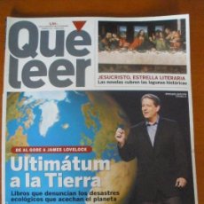 Coleccionismo de Revistas y Periódicos: REVISTA QUÉ LEER. Nº 122. MAYO 2007. ULTIMÁTUM A LA TIERRA