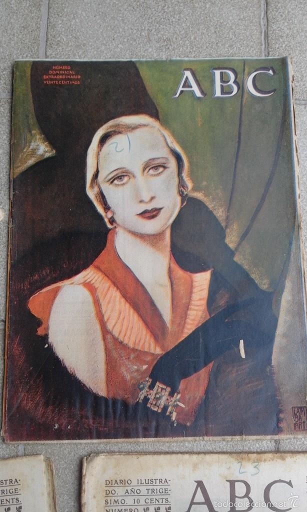 Coleccionismo de Revistas y Peri&oacute;dicos: Peri&oacute;dico Diario Ilustrado antiguo ABC N&uacute;mero Dominical extraordinario. 21 Abril 1934