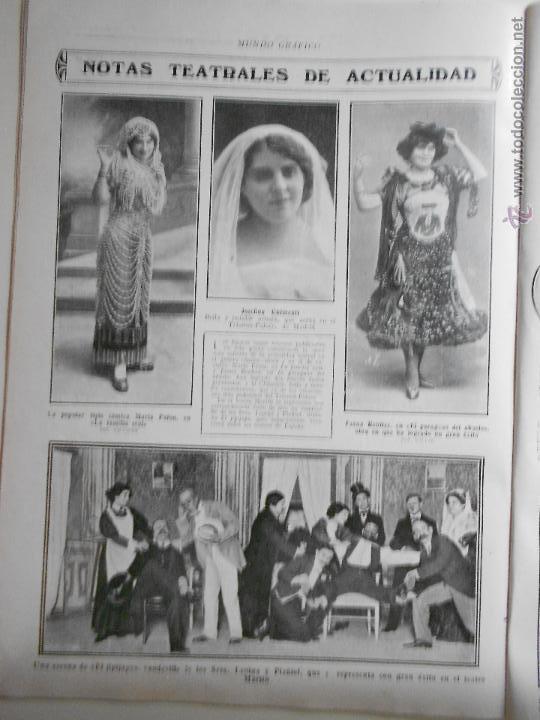 Colecionismo de Revistas e Jornais: hln- hoja 1911- teatro el jipijapa, trianon palace, maria palou, chimenti, juana benitez