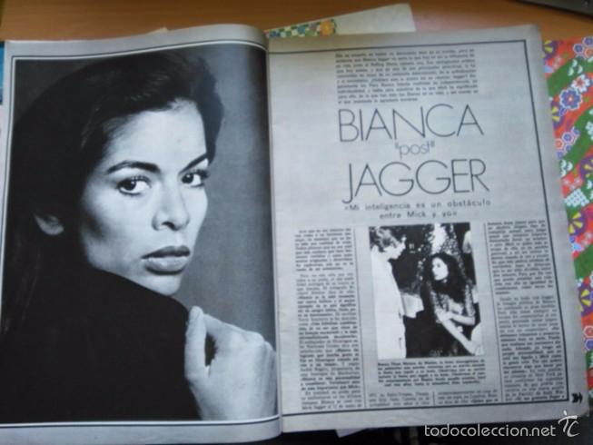 Coleccionismo de Revistas y Peri&oacute;dicos: recorte mick jagger the rolling stones BIANCA