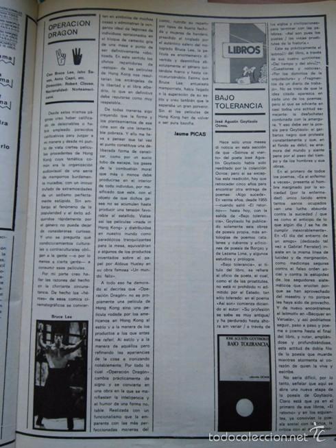 Coleccionismo de Revistas y Peri&oacute;dicos: recorte BRUCE LEE OPERACION DRAGON