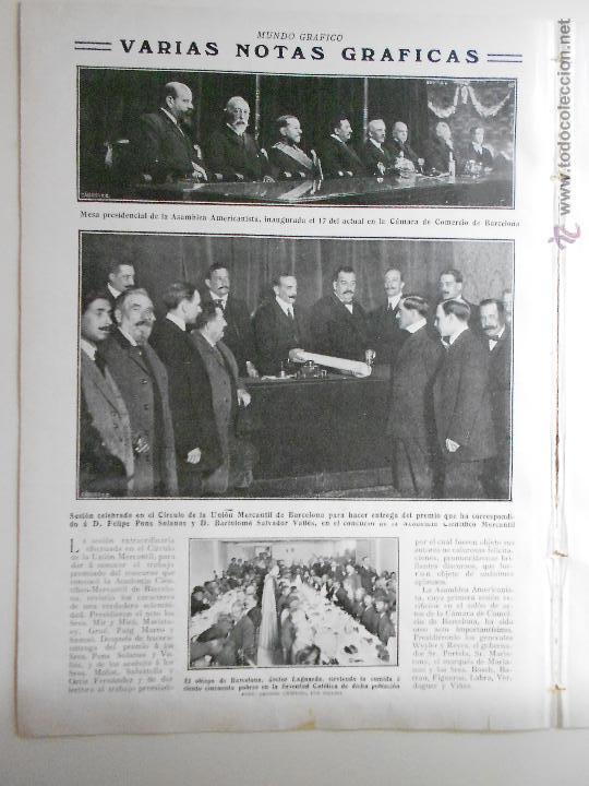 Sammeln von Zeitschriften und Zeitungen: hln-hoja 1911- asamblea americanista, camara comercio barcelona