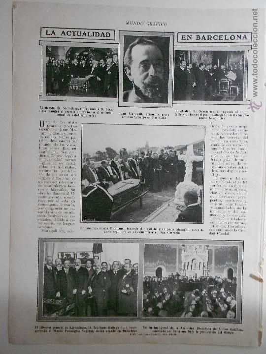 Colecionismo de Revistas e Jornais: hln-hoja 1911- barcelona, alcalde serraclara, museo patologico vegetal, asamblea diocesana union cat