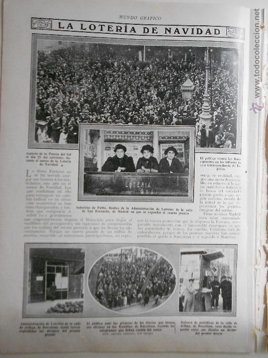 Colecionismo de Revistas e Jornais: hln-hoja 1911- loteria de navidad, puerta del sol, admon de loterias