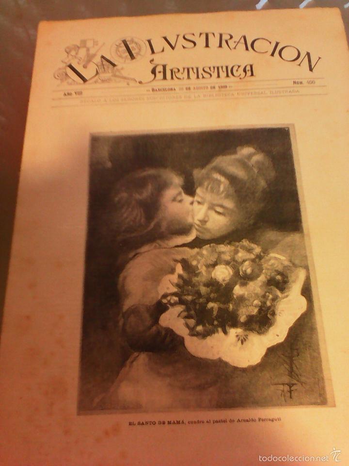 Collection Magazines and Newspapers: REVISTA LA ILUSTRACI&Oacute;N ART&Iacute;STICA. A&Ntilde;O VIII BARCELONA 26 DE AGOSTO DE 1889. NUM. 400