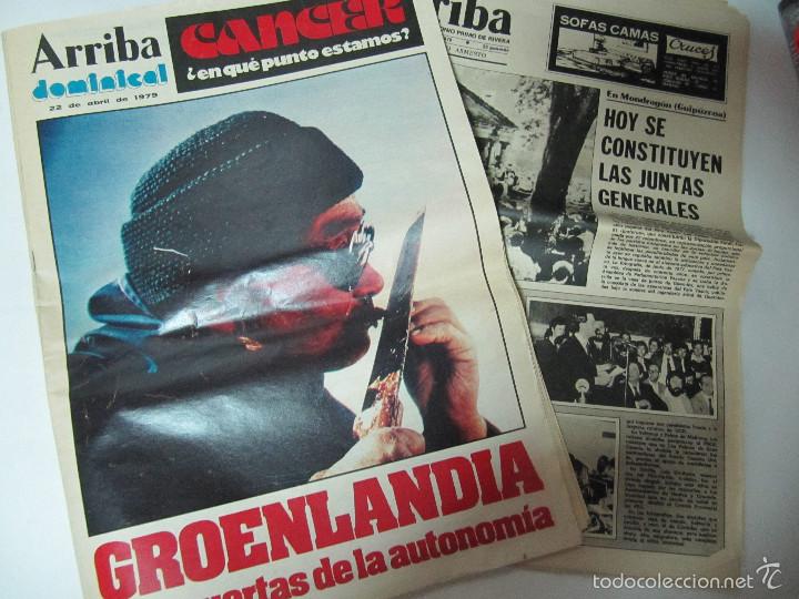 Sammeln von Zeitschriften und Zeitungen: PERIODICO ARRIBA Y ARRIBA DOMINICAL. 22 DE ABRIL DE 1979 RODOLFO VALENTINO GROENLANDIA