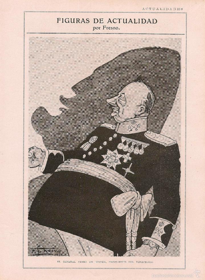 Coleccionismo de Revistas y Periódicos: General Primo de Rivera/ caricatura de Fresno - 1925 - Foto 1 - 57266029