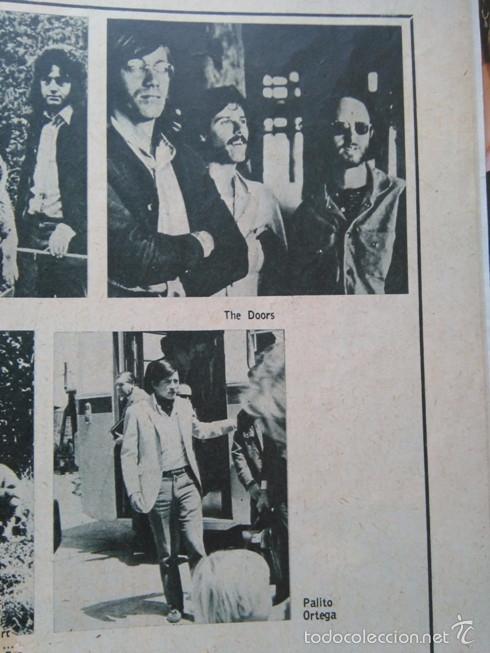 Coleccionismo de Revistas y Peri&oacute;dicos: RECORTE PALITO ORTEGA THE DOORS CHICORY TIP