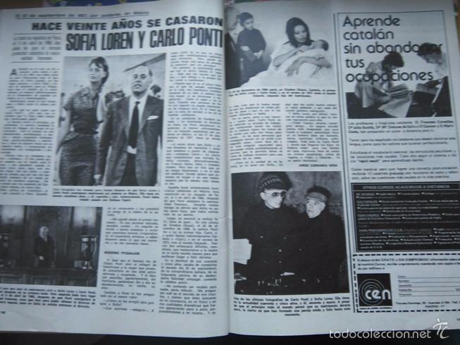 Collezionismo di Riviste e Giornali: recorte SOFIA LOREN