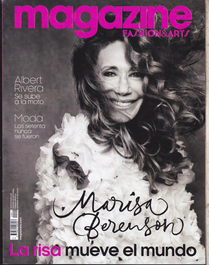 Coleccionismo de Revistas y Peri&oacute;dicos: MAGAZINE FASHION Y ARTS &middot;&middot;&middot;&middot;&middot; MARISA BERENSON &middot;&middot;&middot;&middot; LA RISA MUEVE EL MUNDO .