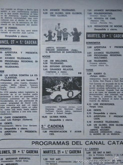 Coleccionismo de Revistas y Peri&oacute;dicos: RECORTE un globo dos globos tres 1 2 3 barrio sesamo