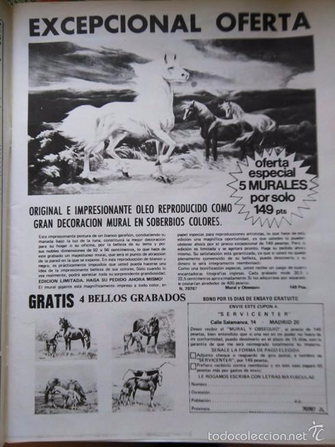 Collectionnisme de Revues et Journaux: RECORTE MURALES CABALLOS GRABADOS EQUINOS