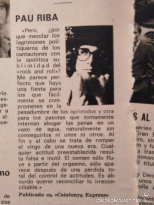 Collectionnisme de Revues et Journaux: RECORTE PAU RIBA