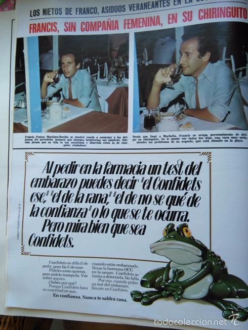 Colecionismo de Revistas e Jornais: RECORTE FRANCIS FRANCO