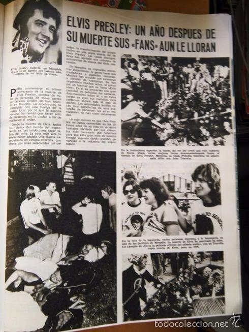 Colecionismo de Revistas e Jornais: recorte ELVIS PRESLEY