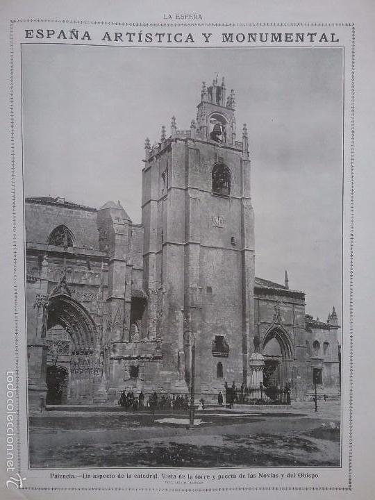 Colecionismo de Revistas e Jornais: REVISTA  A&Ntilde;O 1918/ PALENCIA CATEDRAL/CASTILLO MONTEMAYOR/MANUEL QUIROGA
