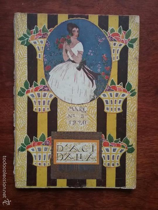 Sammeln von Zeitschriften und Zeitungen: REVISTA D'ACI D'ALL&Aacute; N&Uacute;MERO 3.A&Ntilde;O 1920