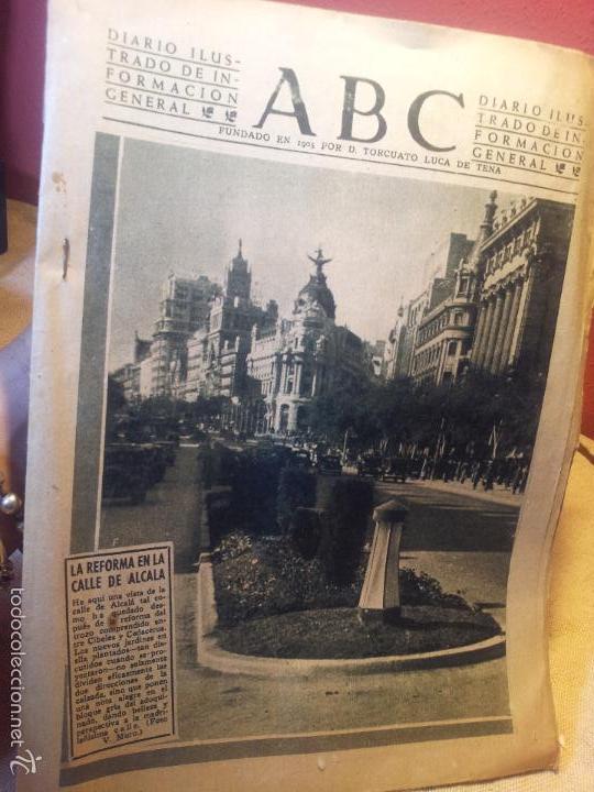 Coleccionismo de revistas y peri&oacute;dicos: ABC sabado 29 octubre 1949--la reforma de la calle alcala