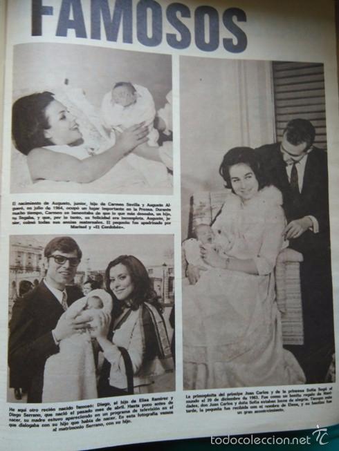 Coleccionismo de Revistas y Peri&oacute;dicos: recorte carmen sevilla elisa ramirez diego serrano juan carlos sofia grecia