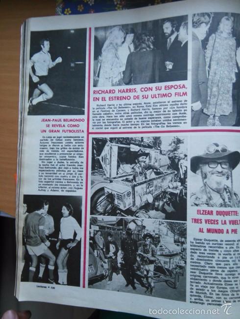 Coleccionismo de revistas y peri&oacute;dicos: recorte RICHARD Harris the beatles jean paul belmondo elzear duquette