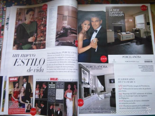 Coleccionismo de Revistas y Peri&oacute;dicos: recorte isabel preysler porcelanosa george clooney